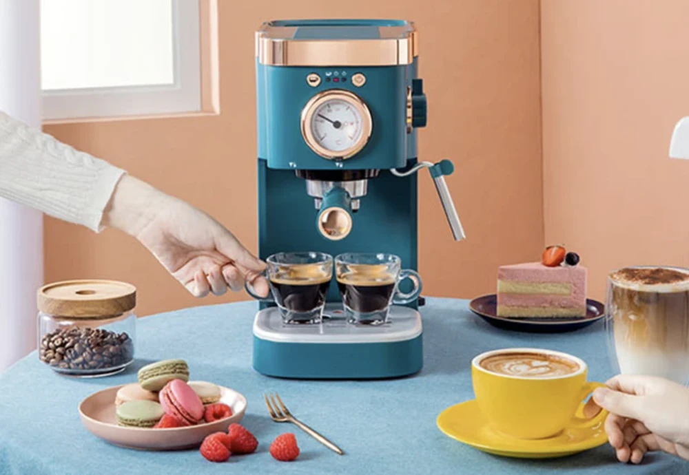 espresso machine with grinder and milk frother